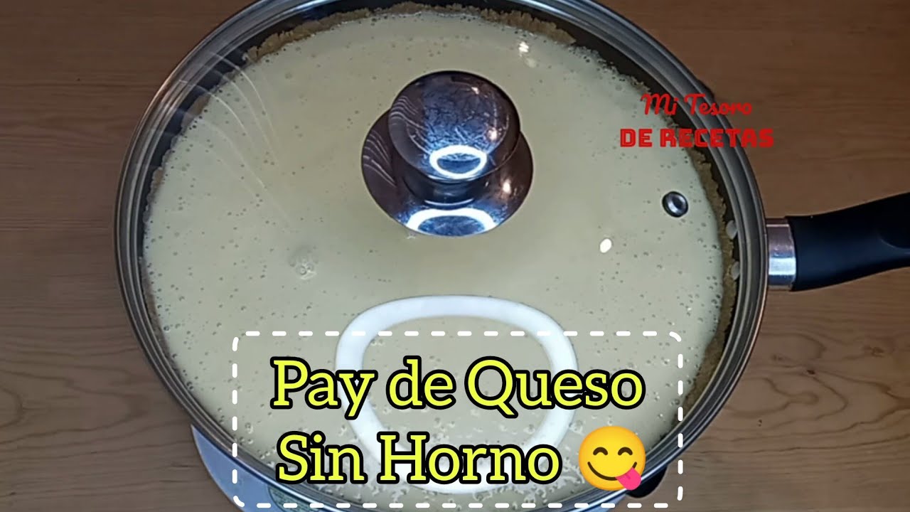 Pay de Queso en Sarten! Sin Horno y Fácil de Preparar