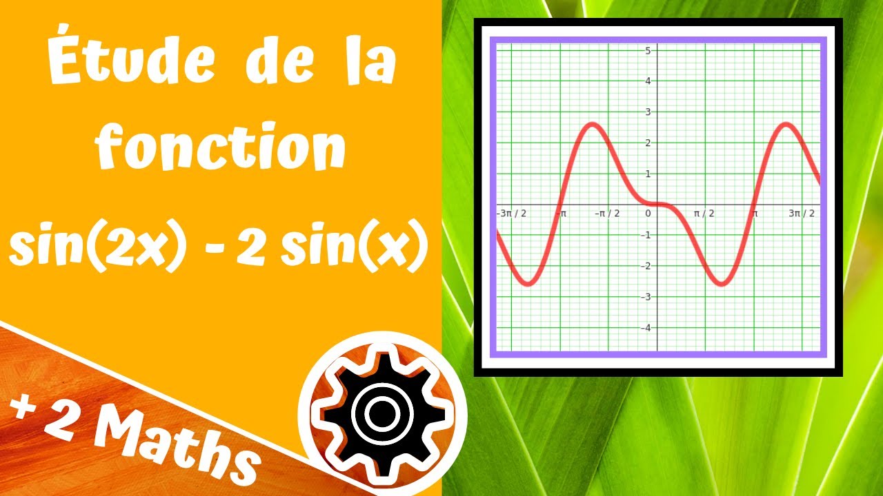 Étude de la fonction définie par f(x)=sin(2x)-2sin(x)