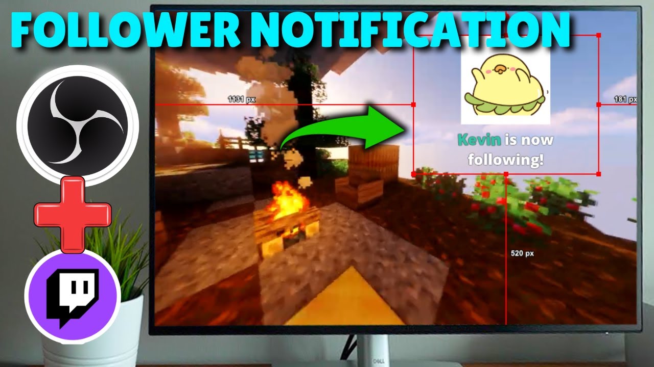 How to add Twitch follower notification on OBS