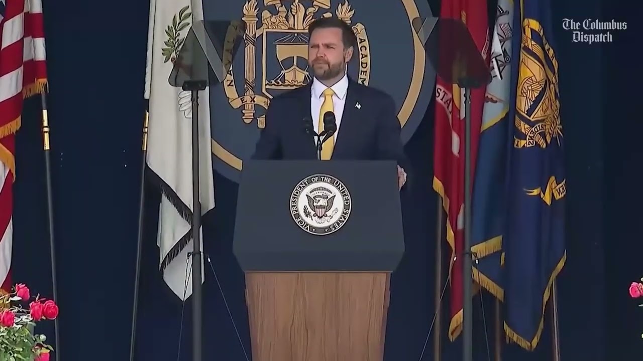 Full JD Vance speech at 2025 US Naval Academy graduation day before Donald Trump's West Point speech