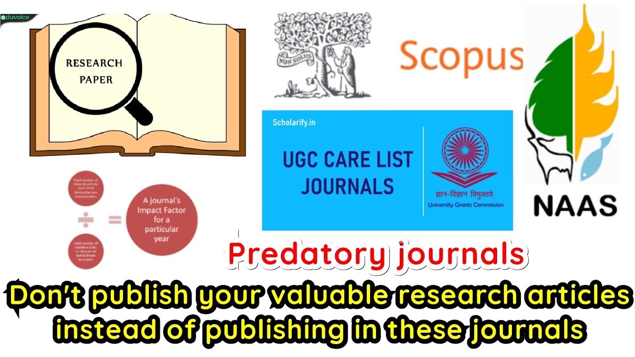 Don't publish your valuable research articles instead of publishing in these journals | NAAS Scopus