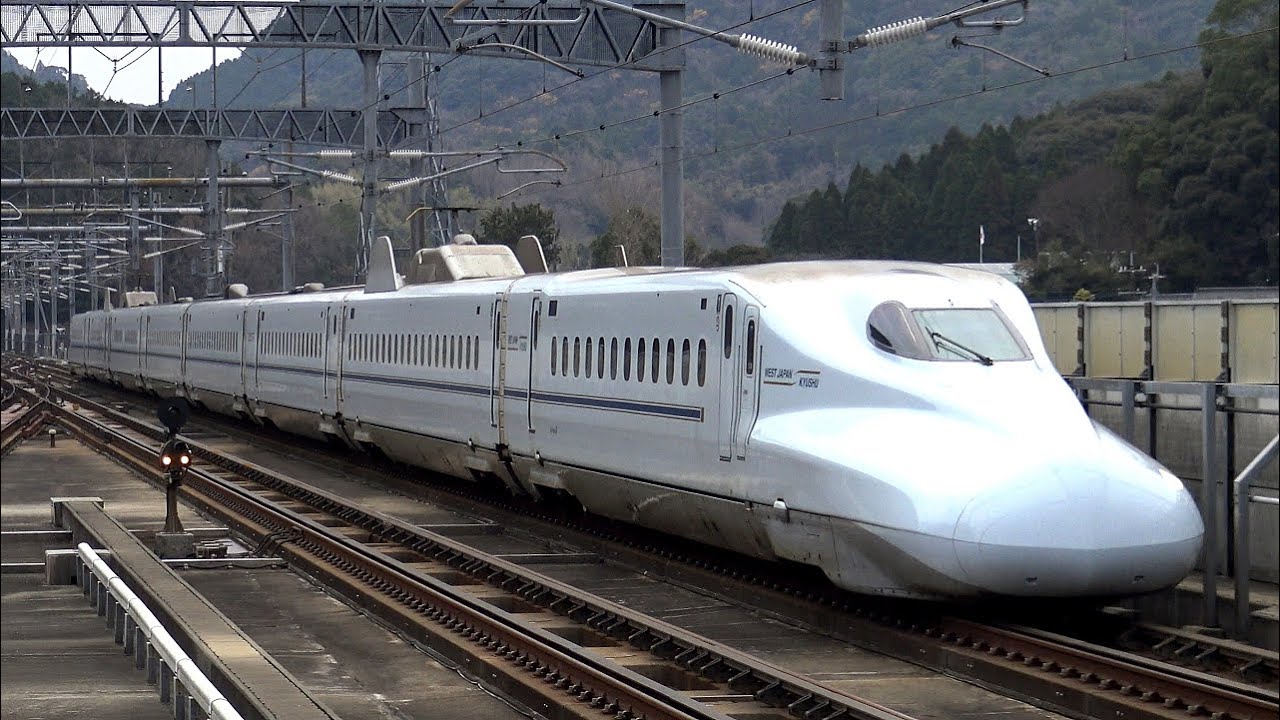 【4K】九州新幹線N700系7000番台「さくら」(IGBT-VVVF)、新800系HKT48ラッピング「つばめ」(IGBT-VVVF)到着・発車シーン集 新水俣駅にて 2021.12