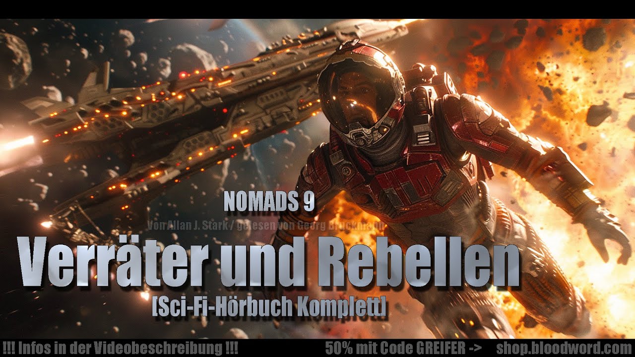 👽🚀 Spannendes Sci-Fi-Hörbuch! NOMADS 9 - VERRÄTER UND REBELLEN von AllanJStark (Hörbuch komplett) 🚀👽