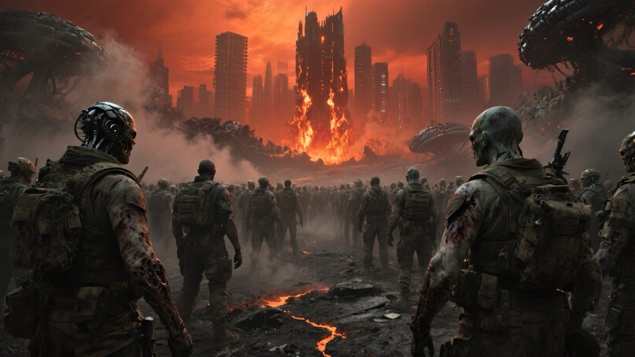 In 2120 Human Hybrids Were Sent Into Hell To Hold Back Alien Monsters