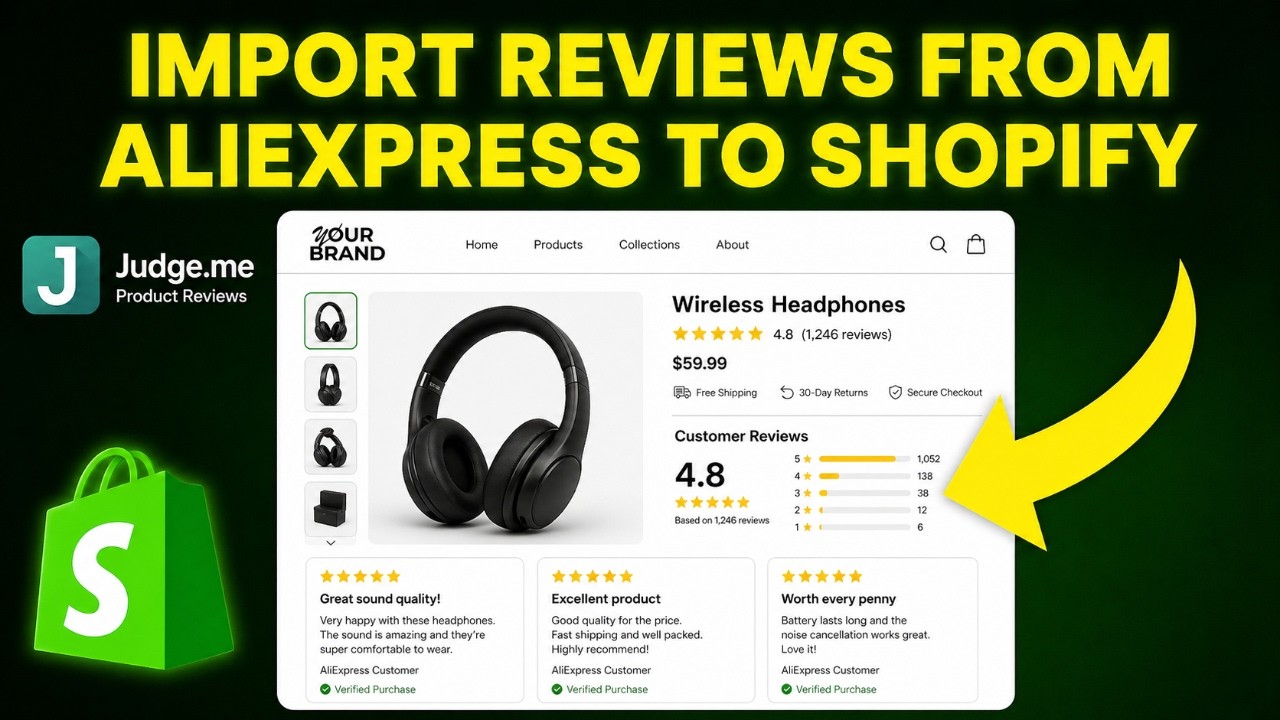 How to Import Reviews from AliExpress to Shopify With Judge.Me (Full Tutorial)