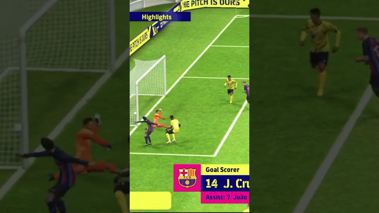 Johan Cruyff&rsquo;s backheel volley goal | eFootball 2023 | Barcelona