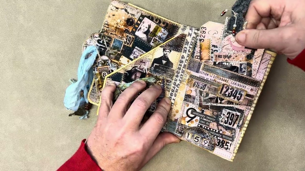 Between the frames | Real-Time File Folder Journal Flip Through