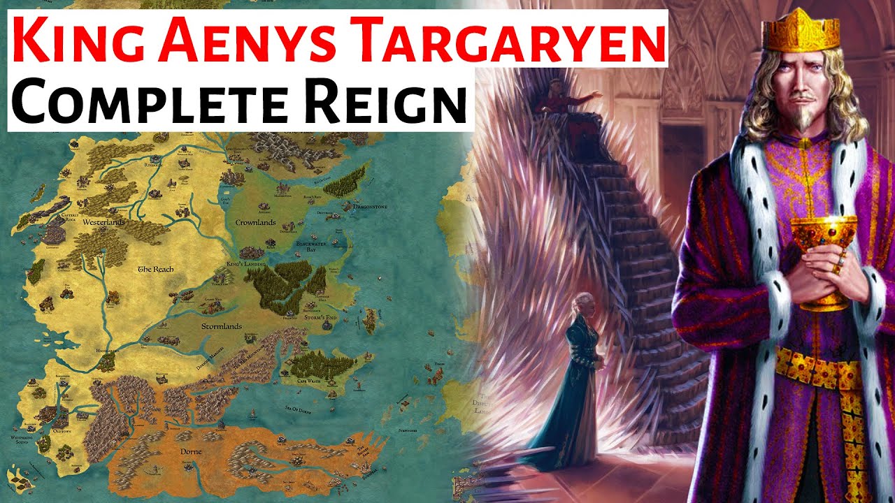 Complete Reign Of King Aenys Targaryen | House Of The Dragon history & Lore Explained