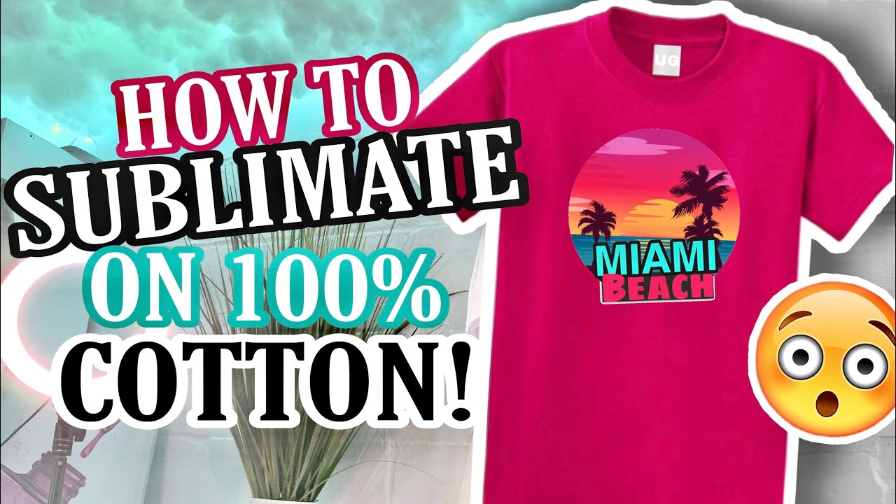 HOW TO SUBLIMATE ON 100% COTTON T-SHIRTS! | 8.5x11” SETTINGS