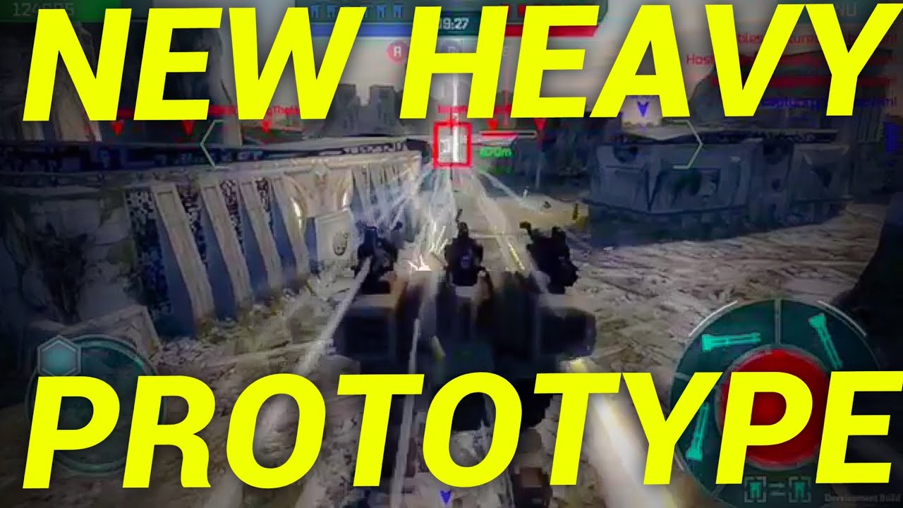 SNEAK PEEK - NEW HEAVY PROTOTYPE WEAPON - WAR ROBOTS - HD