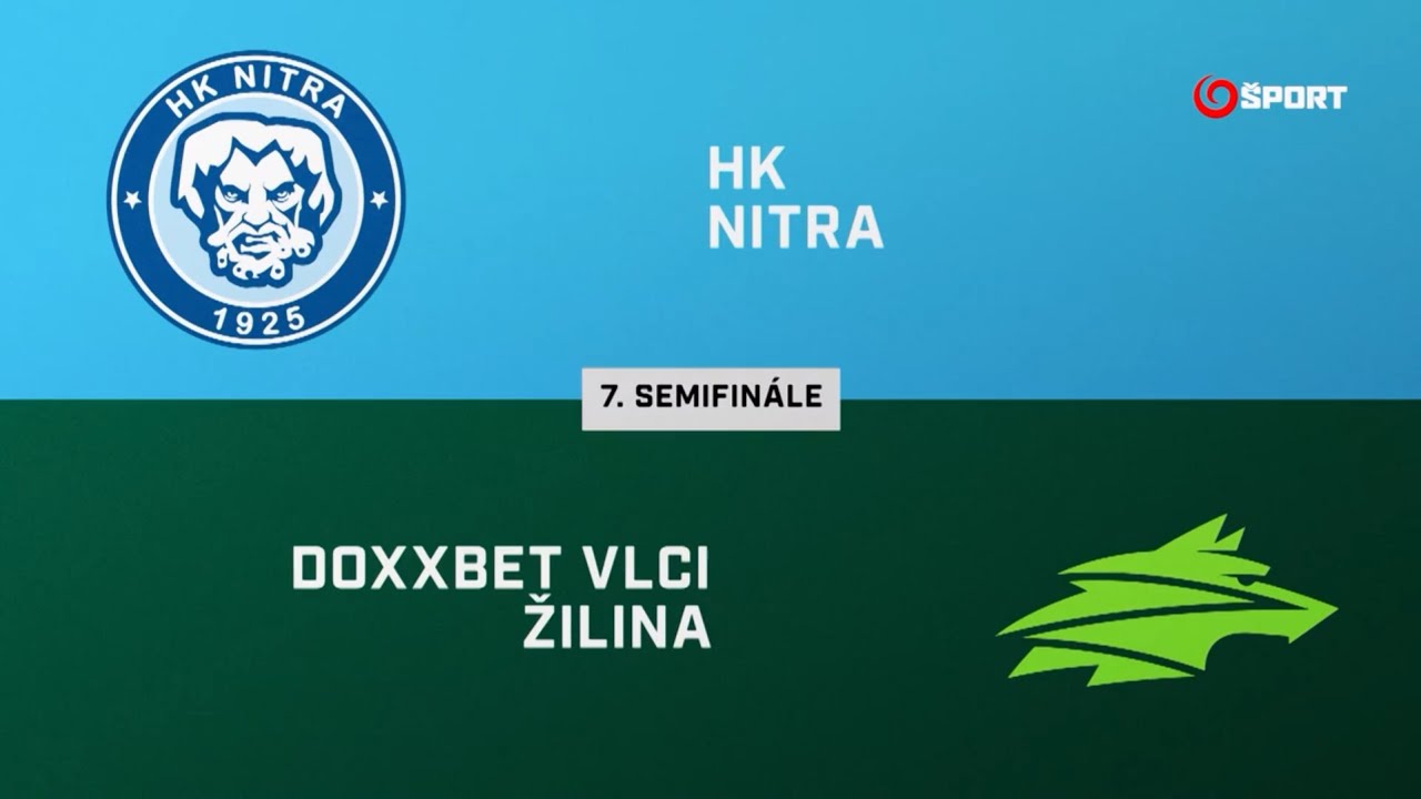 Semifinále play-off: HK Nitra - DOXXbet Vlci Žilina 7:4, stav série 4:3