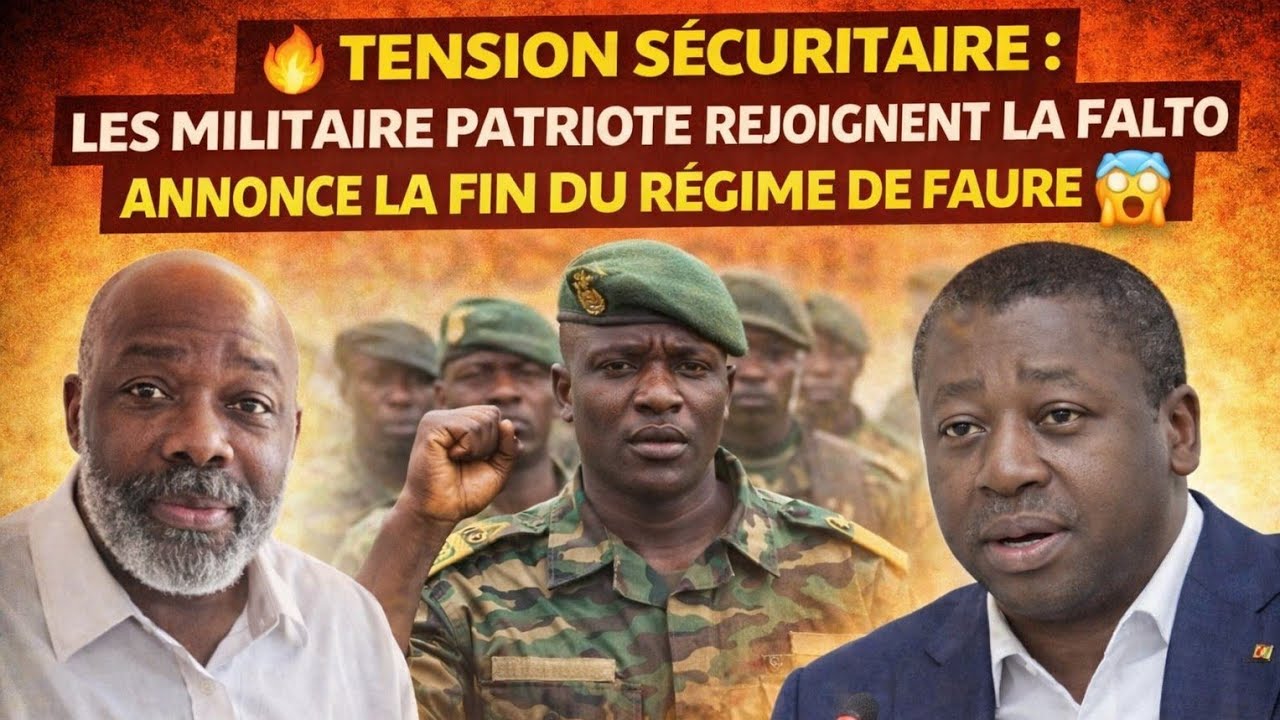 LES MILITAIRE PATRIOTE  REJOIGNENT LA FALTO POUR METTRE FIN AU REGIME DE FAURE (TENSION SECURITAIRE)