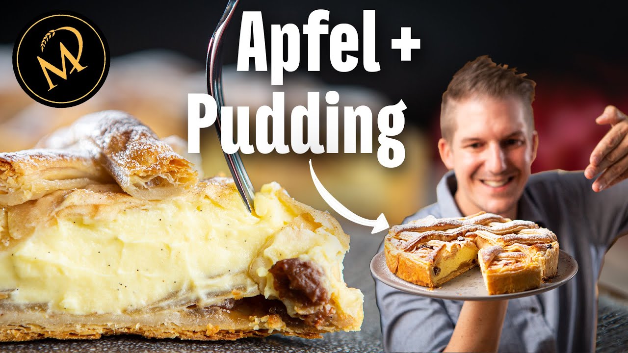 Apfel Pudding Kuchen in Perfektion - Der Klassiker neu interpretiert