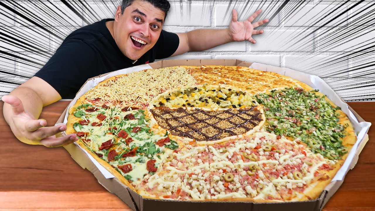 PIZZA GIGANTESCA de 85 CM!