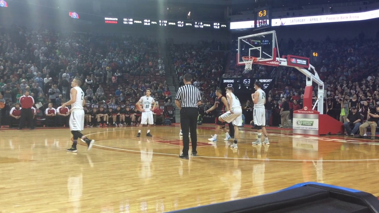 The final 15 seconds of the Class B state boys basketball final