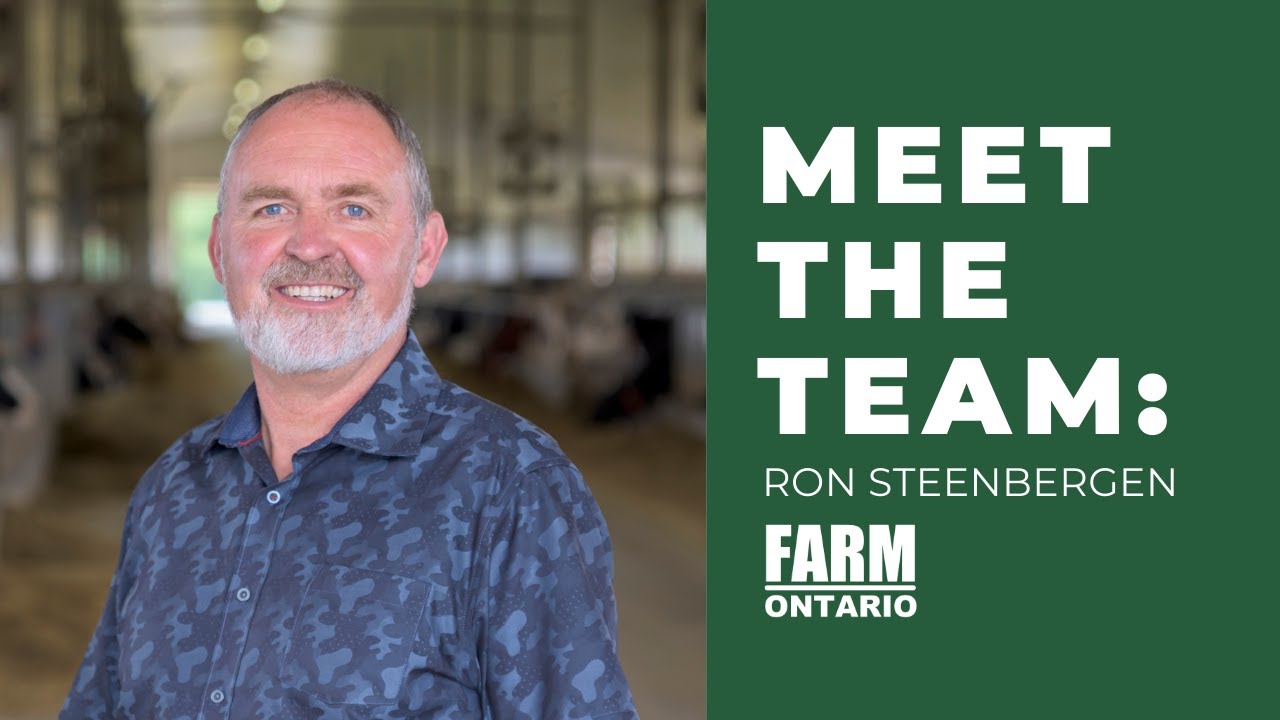 Meet the Team: Ron Steenbergen | Farm Ontario Real Estate