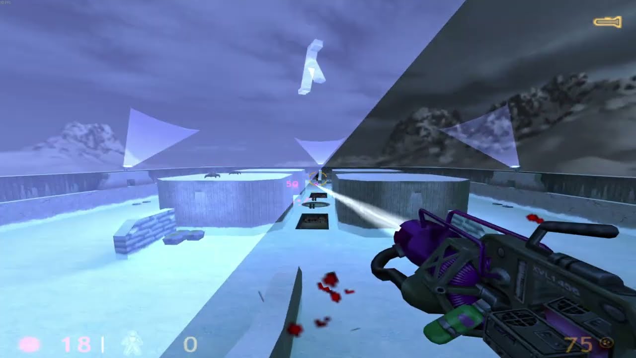 Ice World in Half life Multiplayer - HLDM