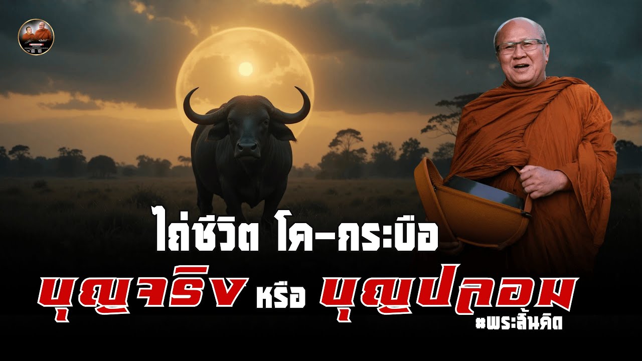 ไถ่ชีวิต โค-กระบือ บุญจริงหรือบุญปลอม? #พระสิ้นคิด #หลวงตาสินทรัพย์  21/09/66