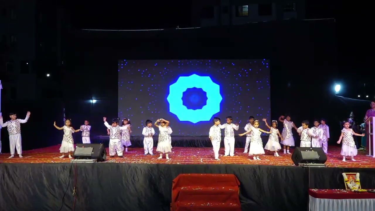Annual Gathering 2026 Rainbow Kids English Medium School, junior kg.  students dance performance