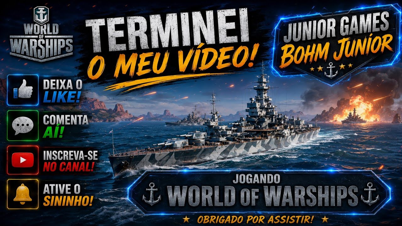 World of Warships: Legends Eu jogando 2026