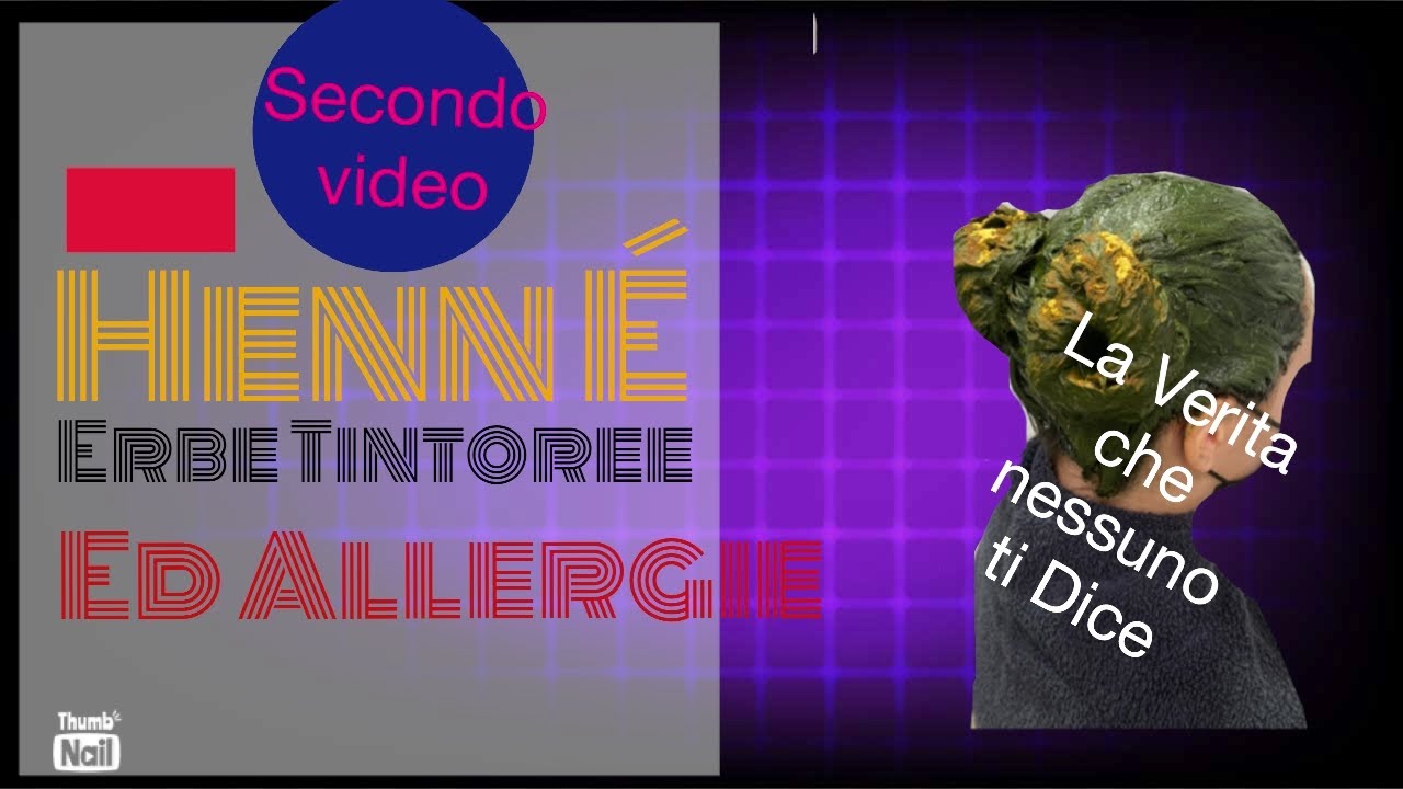 Erbe tintoree ed allergia