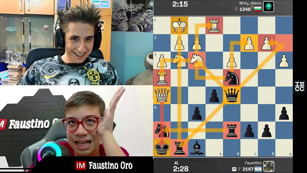 Unbelievable CHESS! IM Faustino Oro vs CM Volen Dyulgerov