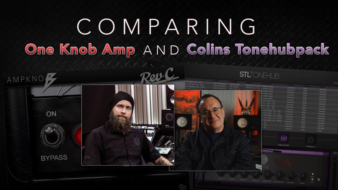 Comparing the Bogren One Knob Amp with STLTones Colin Richardson Tonehub pack