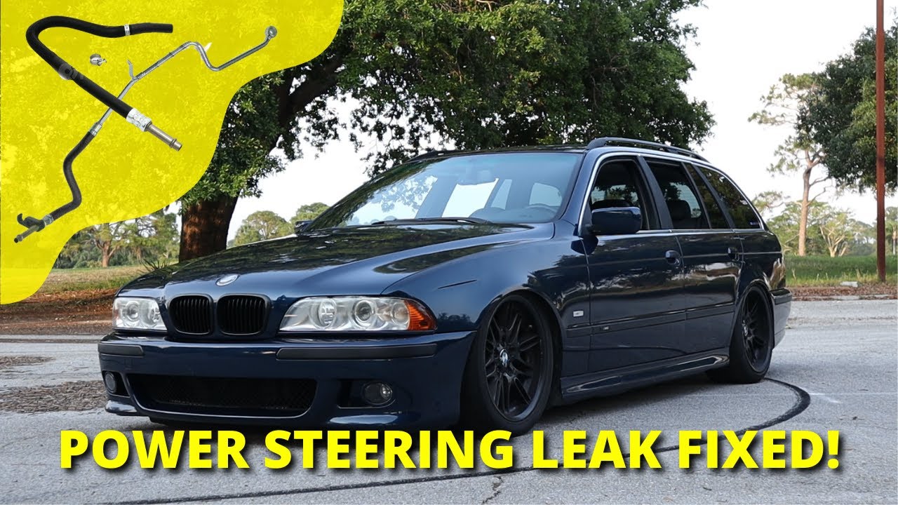 Fixing the Power Steering Leak on my E39 M5 Wagon (Found more leaks?)