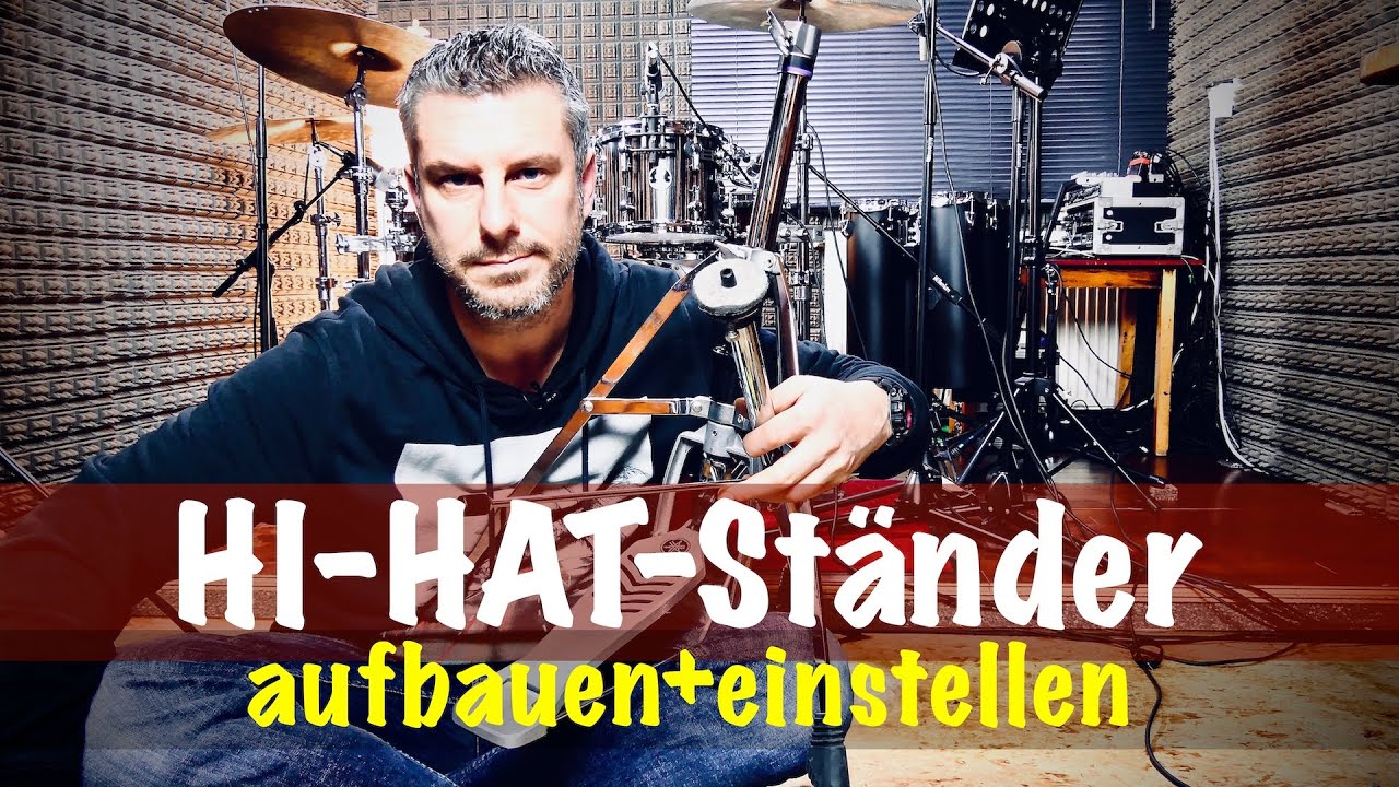 Hi-Hat Anleitung: Hi-Hat aufbauen + Hi-Hat einstellen (HI-HAT-Ständer)