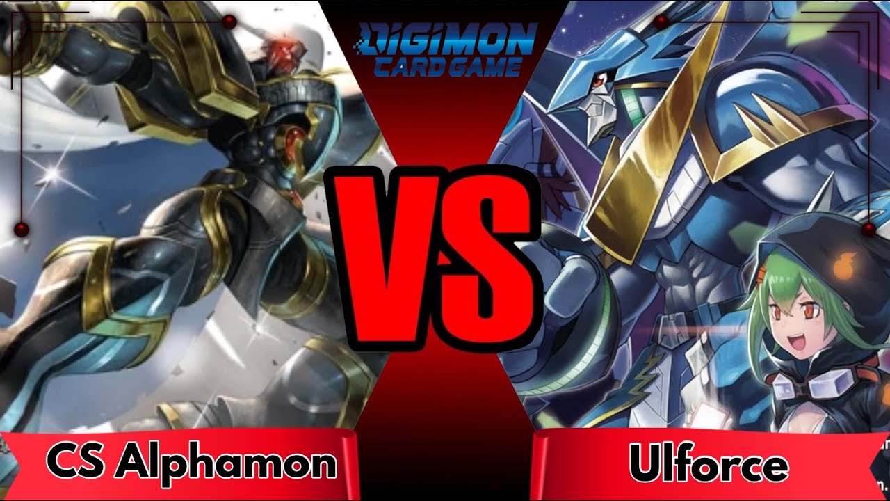Digimon TCG: CS Alphamon VS Ulforce (Match, BT23 Format)