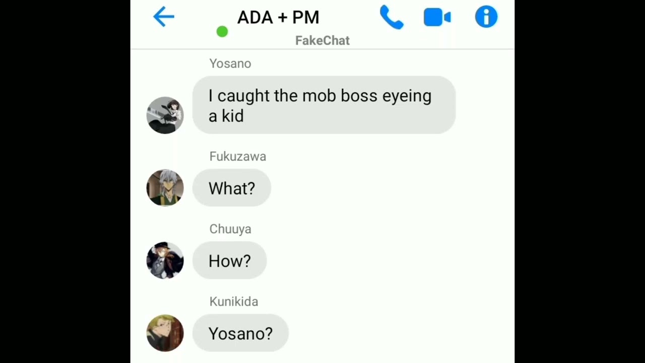 BSD Lyric Prank-Teachers pet Pedo Mori and Chuuya killing him English