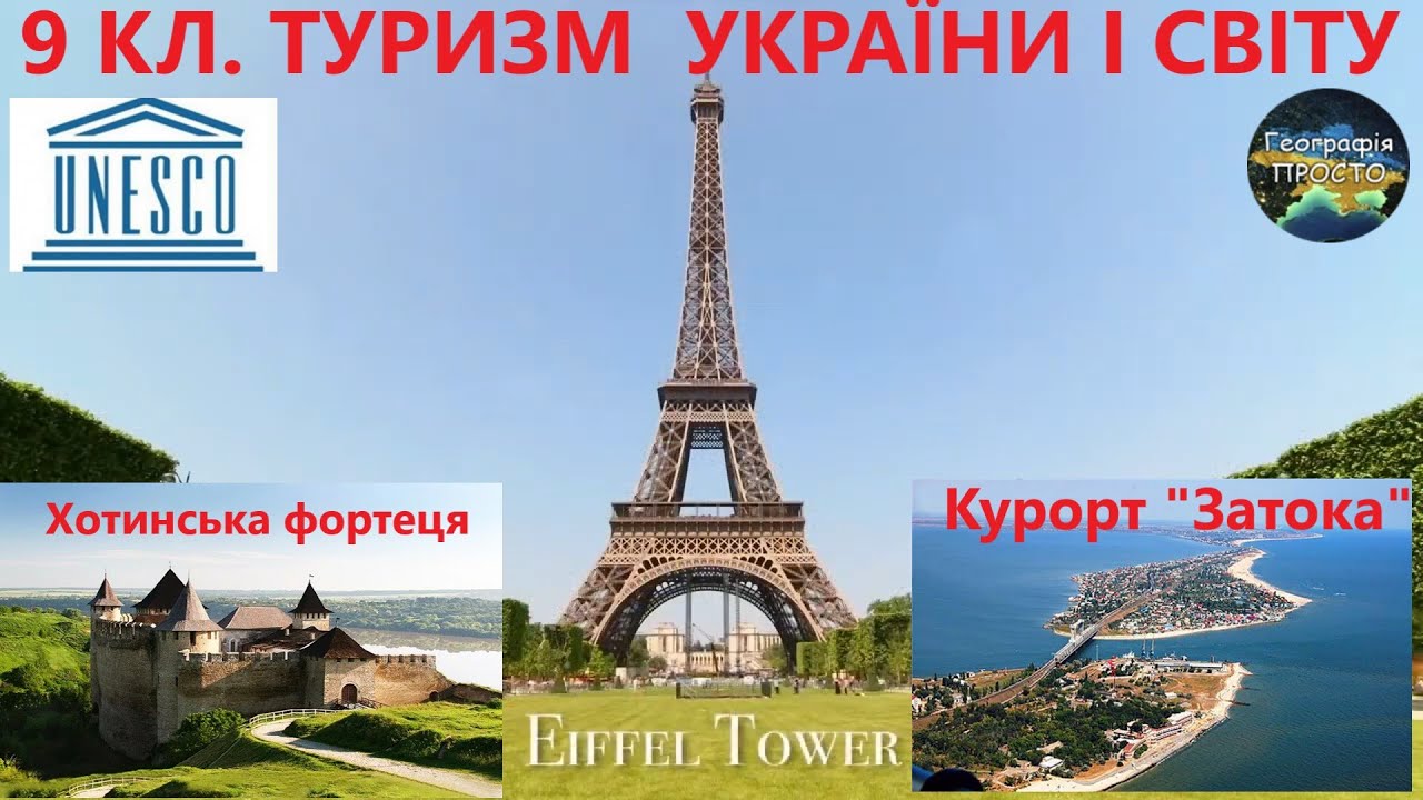 Географія. 9 кл. Урок 35. Туризм України і світу