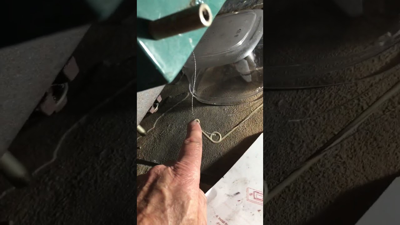 Replacing the primary air cable on a Defiant Encore model 2550 wood burning stove