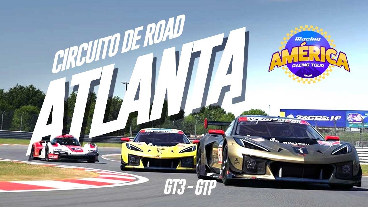 🟣 AMÉRICA RACING TOUR - VIVO: 🏁  EVENTO ESPECIAL I Circuito de Road Atlanta