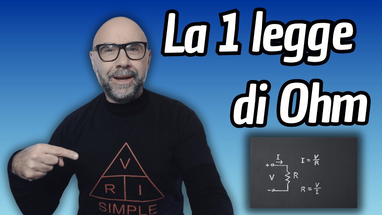 7- Grandezze elettriche - Prima Legge di Ohm: trova tensione, corrente e resistenza con il triangolo