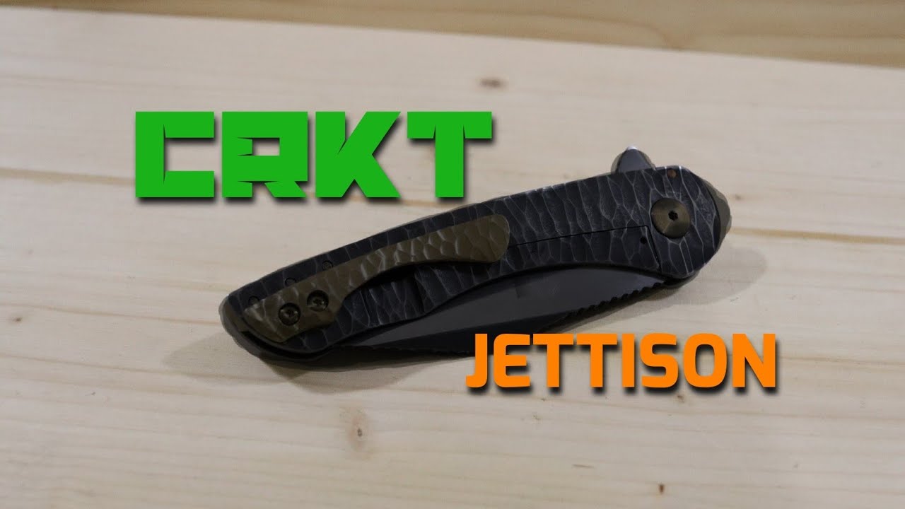 CRKT JETTISON Pocket Knife Customized!!!(Knathan's Knives)