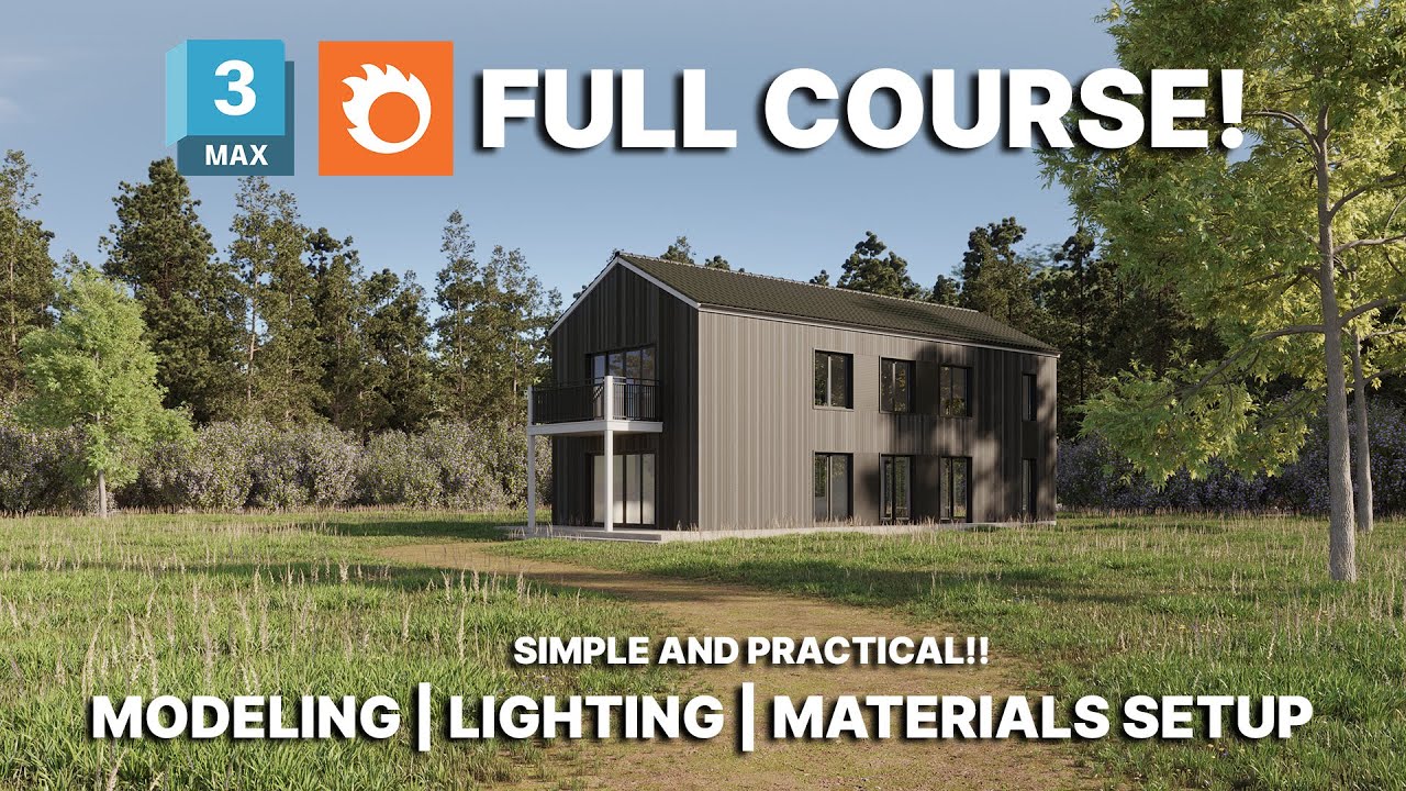 Exterior Modeling and Corona Rendering for Beginners in 3dsmax