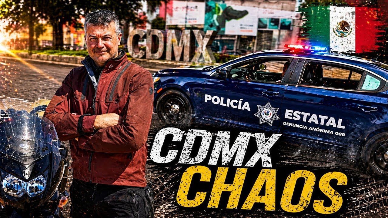 Surviving Mexico City’s Chaos 🇲🇽 | Motorcycle Trip Through La Condesa & Roma Norte (S01E10)