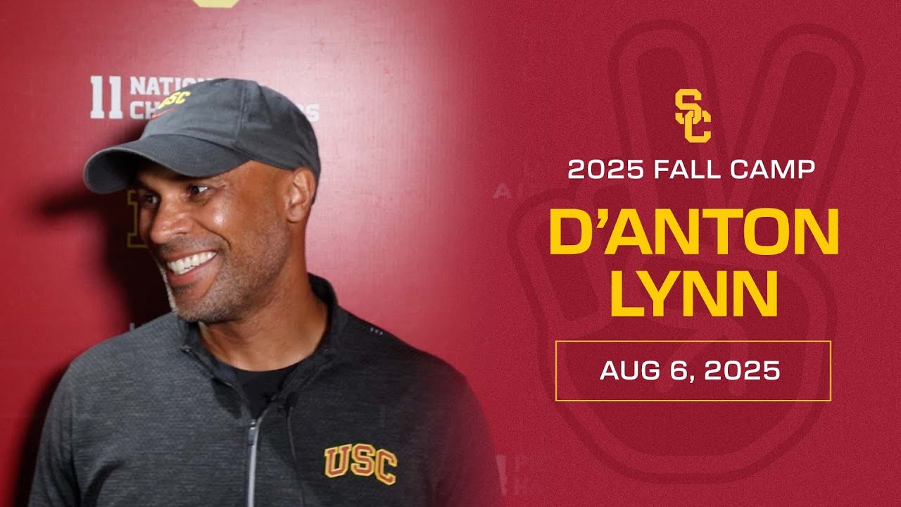 USC DC D'Anton Lynn | Trojan Fall Camp 8.6.25