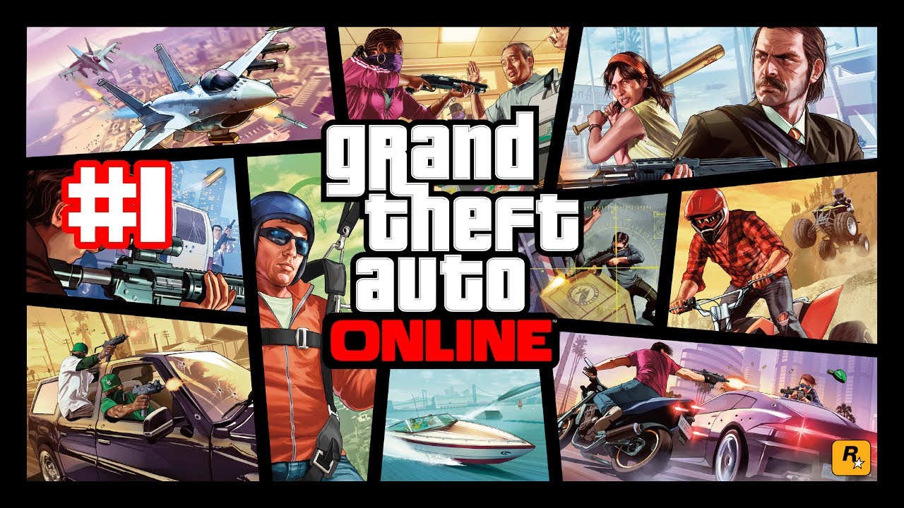 GTA Online #1 - Wyścig, Napad, Kradzież, Zakupy, Spotkania - Początek