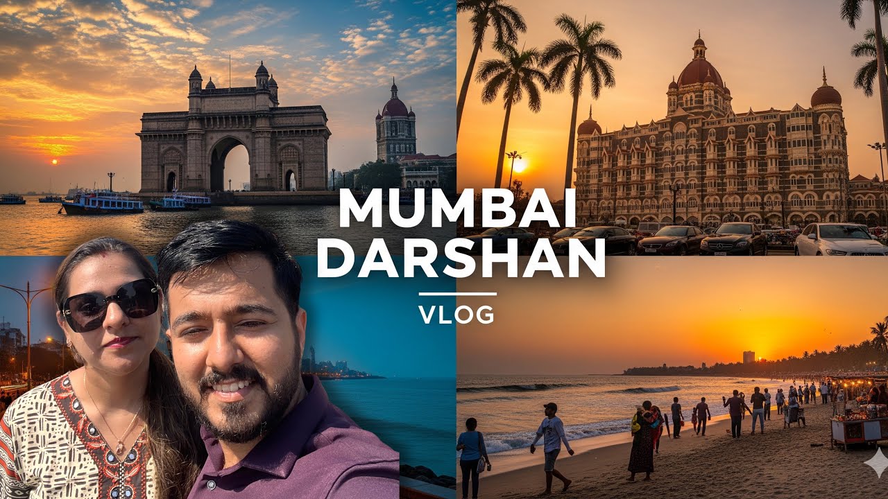 Mumbai Darshan Full Tour 😍 | Bhaucha Dhakka 🚤 | 11D Show 🎥 | 200Cr Bungalow 🏰✨ Mumbai City Vlog!!!
