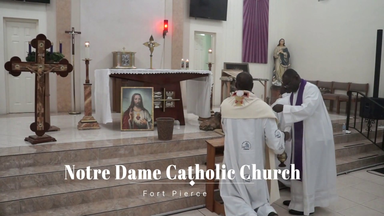 Adorasyon Sen Sakreman ak Pè Jules Campion Jules nan Legliz Notre Dame Fort Pierce