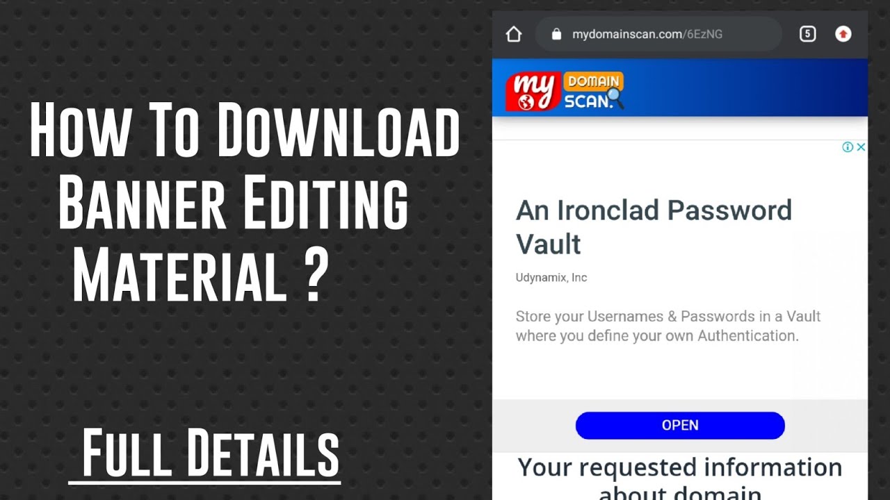 How to Download My Editing File ? Full Details | Banner Editing Material.