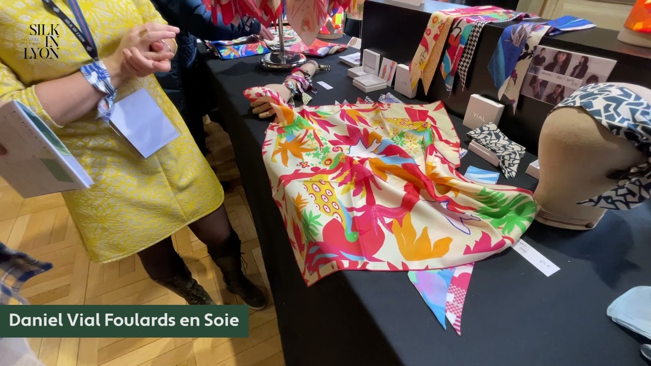 SILK IN LYON, Festivale de la soie - Daniel VIAL Foulards en soie