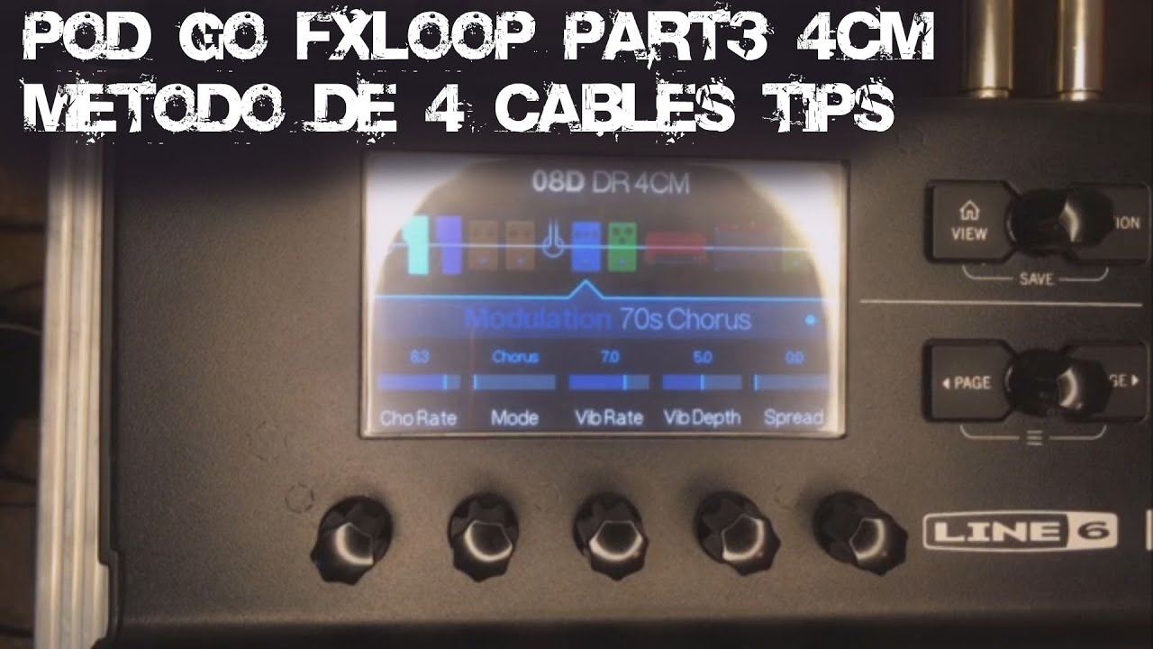 Pod Go FX Loop Part 3 4CM Tips