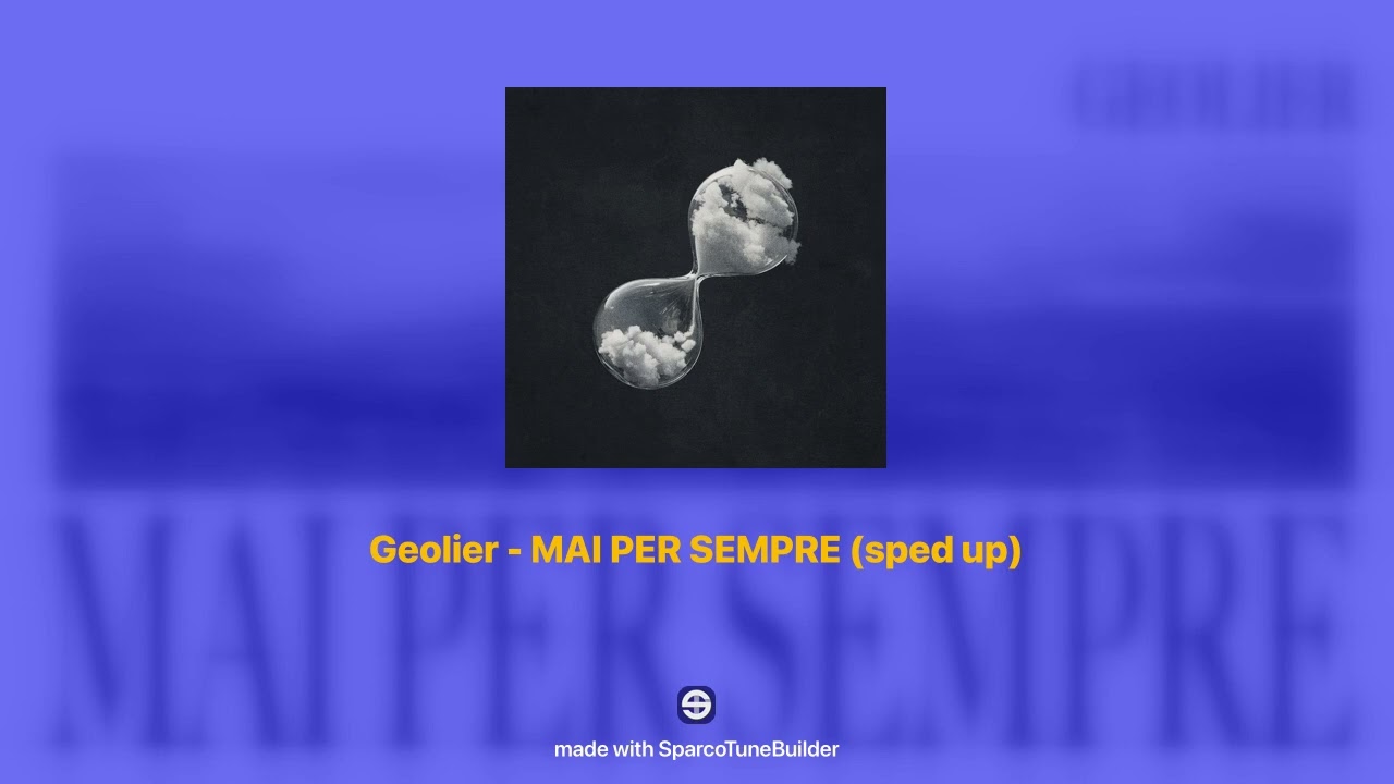 Geolier - MAI PER SEMPRE 𝘀𝗽𝗲𝗱 𝘂𝗽