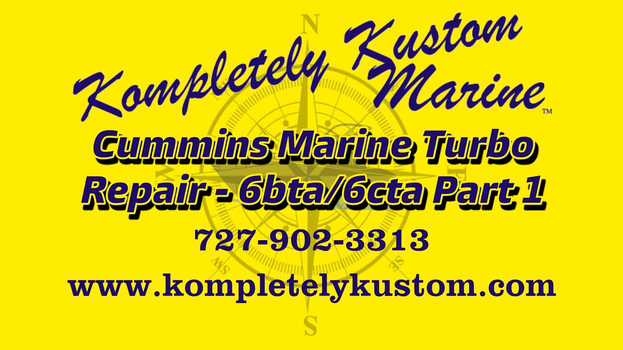 KKM Tech - Cummins Marine Turbo Repair-6bta/6cta Part 1 of 2