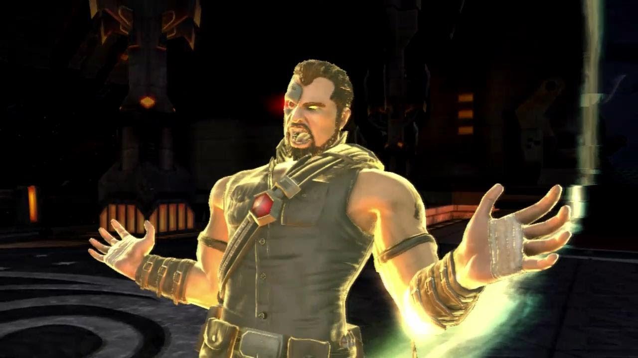 Mortal Kombat Vs DC Universe - Kano's Knife Toss On All Characters