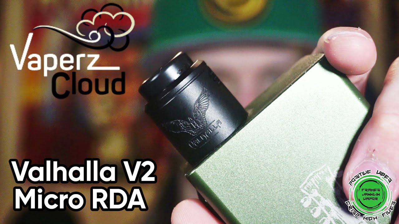 Valhalla V2 Mirco RDA by Vaperz Cloud | The Original was 40mm and Now its 25mm!