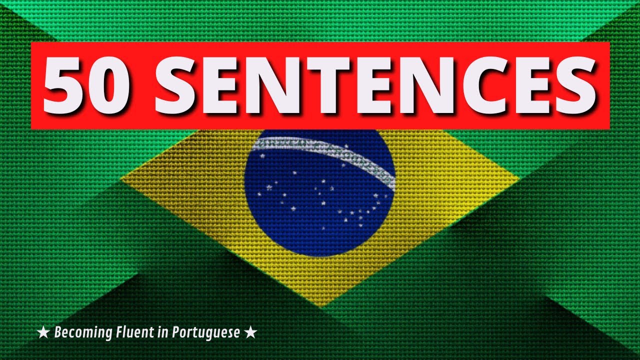 Brazilian Portuguese - 50 sentences ✩ Tati Medeiros ✩